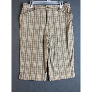 White Stag Women’s 12 Average Plaid Shorts Stretch